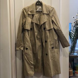 madewell abroad trench coat
